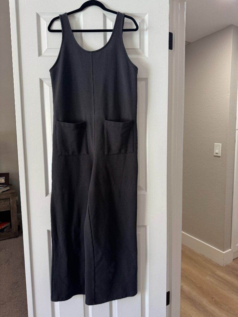 Size S - Old Navy Dark Grey Knit Wide Leg Jumpsuit